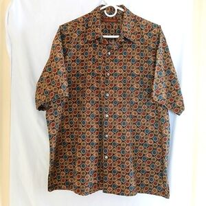 COPY - Tori Richard Multi Pattern Hawaiian Tropical Shirt Size Large Made in USA